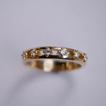 0.23 CT Round Half Eternity Lab Grown Diamond Wedding Band