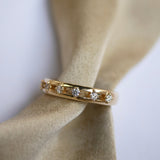 0.23 CT Round Half Eternity Lab Grown Diamond Wedding Band