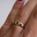 0.23 CT Round Half Eternity Lab Grown Diamond Wedding Band