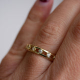 0.23 CT Round Half Eternity Lab Grown Diamond Wedding Band