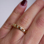 0.23 CT Round Half Eternity Lab Grown Diamond Wedding Band