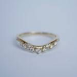 0.23 CT Round Half Eternity Lab Grown Diamond Wedding Band