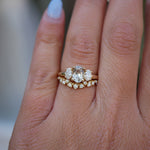 0.23 CT Round Half Eternity Lab Grown Diamond Wedding Band