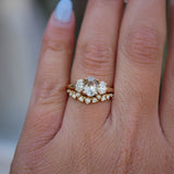 0.23 CT Round Half Eternity Lab Grown Diamond Wedding Band