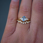 0.23 CT Round Half Eternity Lab Grown Diamond Wedding Band