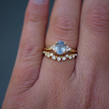 0.23 CT Round Half Eternity Lab Grown Diamond Wedding Band
