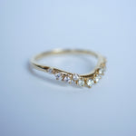 0.23 CT Round Half Eternity Lab Grown Diamond Wedding Band