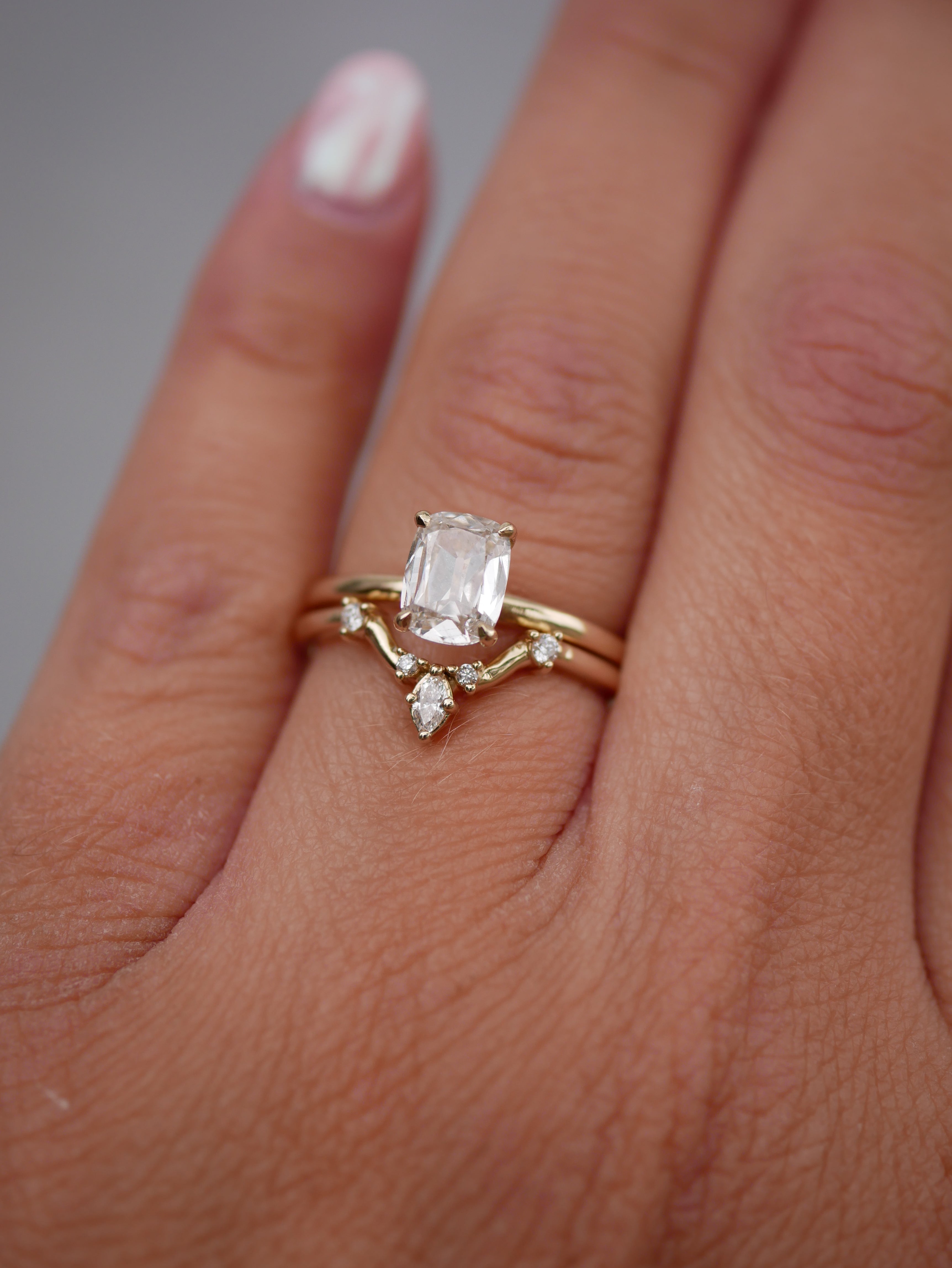 0.23 CT Round Half Eternity Lab Grown Diamond Wedding Band