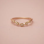 0.23 CT Round Half Eternity Lab Grown Diamond Wedding Band