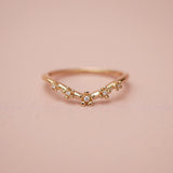 0.23 CT Round Half Eternity Lab Grown Diamond Wedding Band