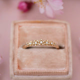 0.23 CT Round Half Eternity Lab Grown Diamond Wedding Band