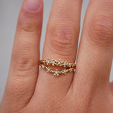 0.23 CT Round Half Eternity Lab Grown Diamond Wedding Band