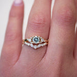 0.23 CT Round Half Eternity Lab Grown Diamond Wedding Band