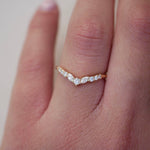 0.23 CT Round Half Eternity Lab Grown Diamond Wedding Band