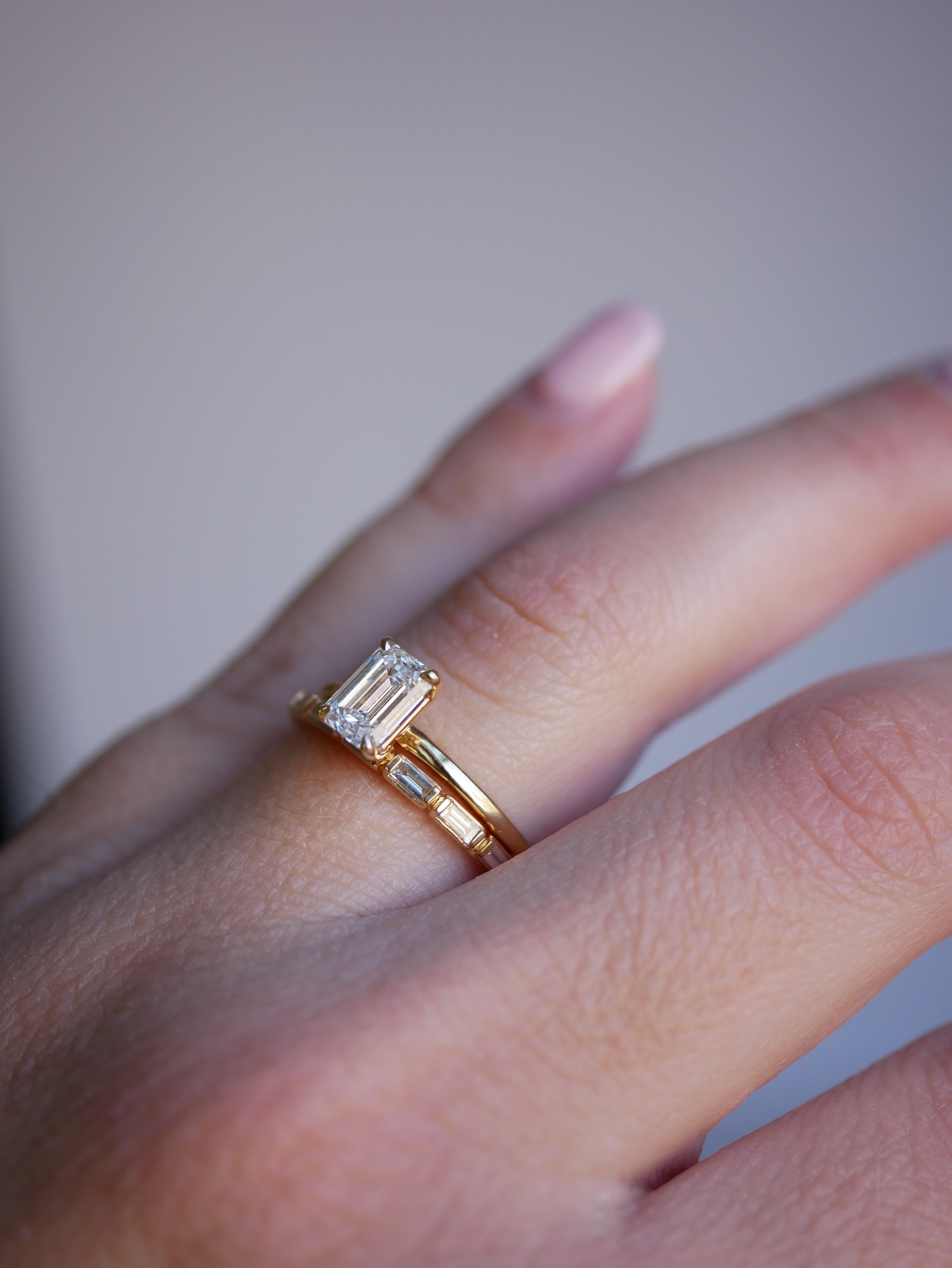 0.23 CT Round Half Eternity Lab Grown Diamond Wedding Band