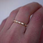0.23 CT Round Half Eternity Lab Grown Diamond Wedding Band