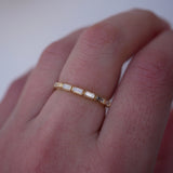 0.23 CT Round Half Eternity Lab Grown Diamond Wedding Band