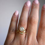 0.23 CT Round Half Eternity Lab Grown Diamond Wedding Band