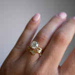 0.23 CT Round Half Eternity Lab Grown Diamond Wedding Band