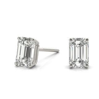 
                  
                    1.0 CT Emerald Cut Solitaire Stud Moissanite Earrings
                  
                