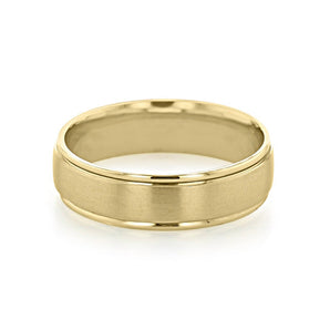 Men's Brushed Finish Classic Wedding Band 2