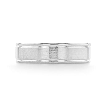 Brushed Finish Classic Men's Wedding Band 1