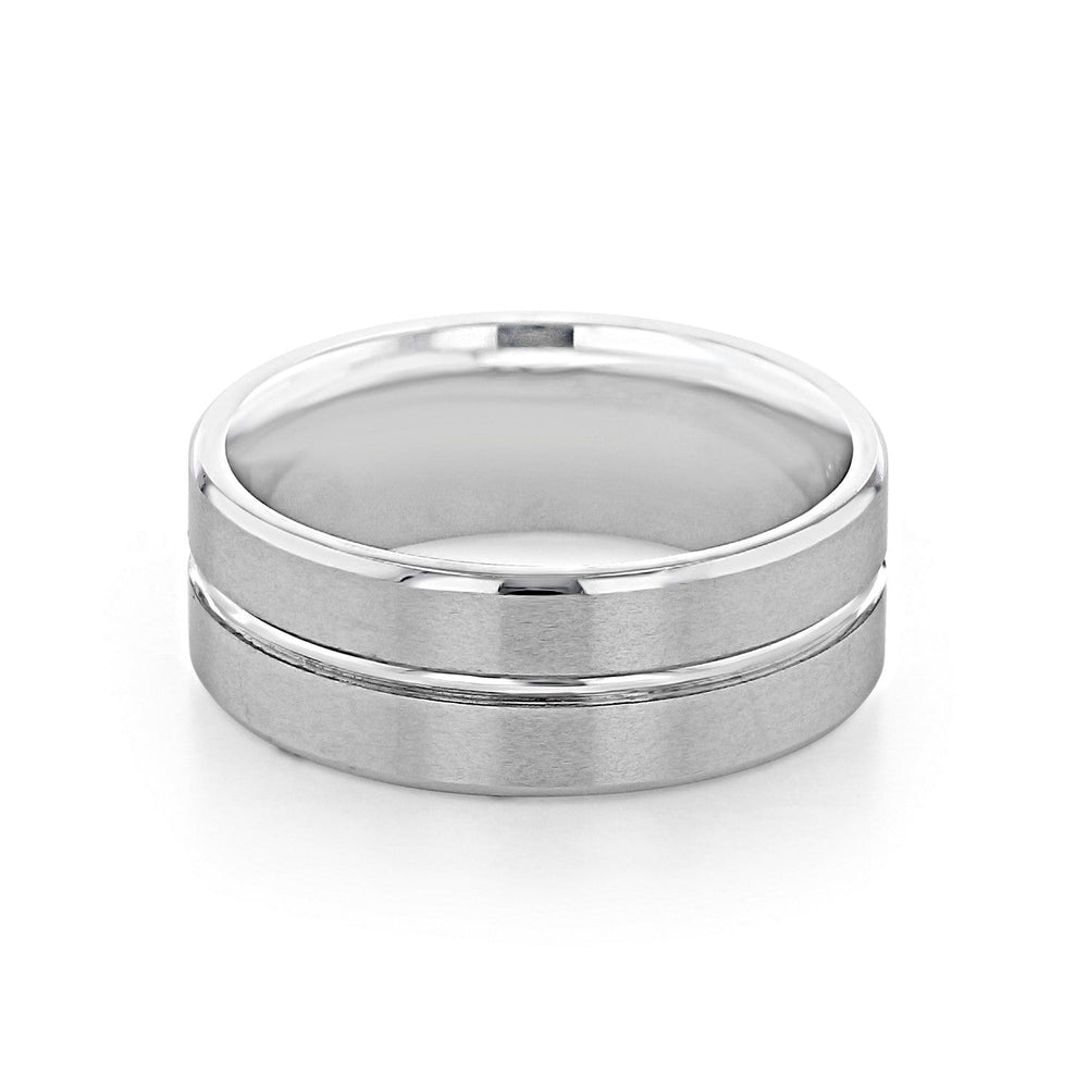 
                  
                    Men's Brushed Finish Classic Wedding Band 1
                  
                