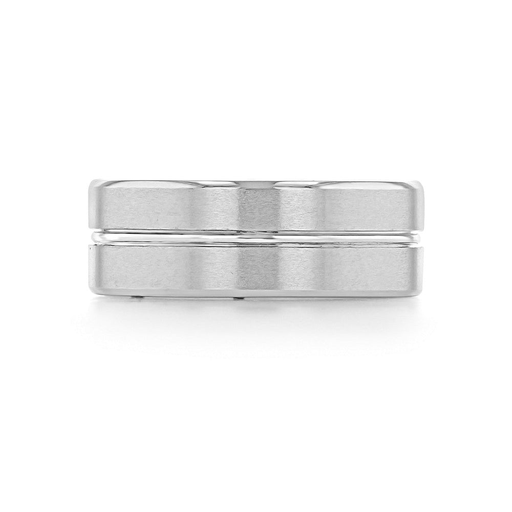 
                  
                    Men's Brushed Finish Classic Wedding Band 3
                  
                