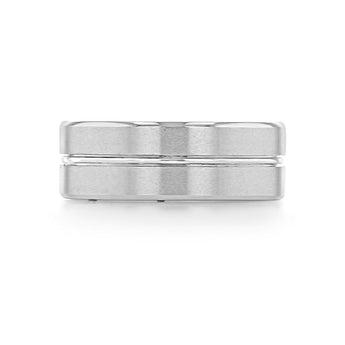 Men's Brushed Finish Classic Wedding Band 3