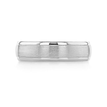 Brushed Finish Classic Men's Wedding Band 1