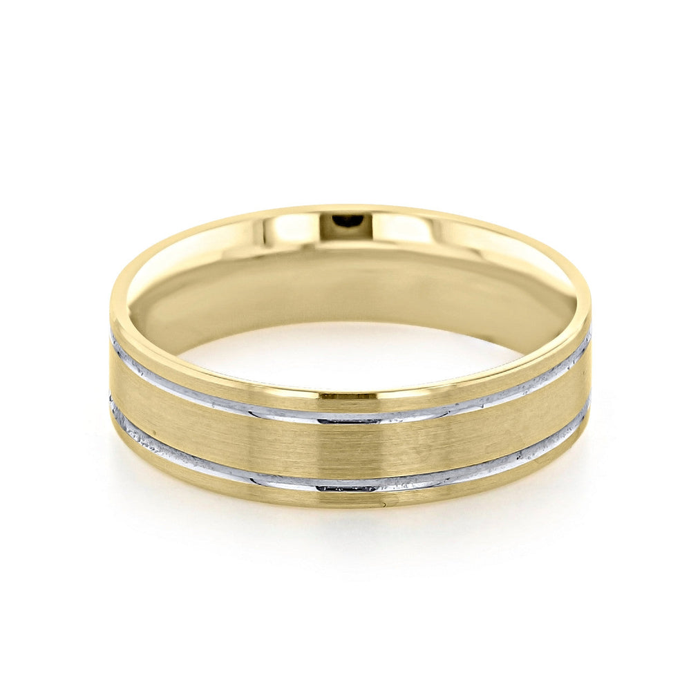 
                  
                    Classic Men's Wedding Band With Brushed Finish Metal 3
                  
                