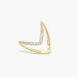 0.27 CT Round Curved CVD EF/VVS Diamond Wedding Band 7