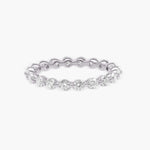 1.1 CT Round Full Eternity CVD EF/VVS Diamond Wedding Band 1