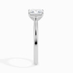 1 CT Princess Solitaire CVD F/VS Diamond Engagement Ring 2