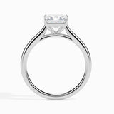 1 CT Princess Solitaire CVD F/VS Diamond Engagement Ring 4