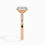 1CT Oval Solitaire CVD F/VS Diamond Engagement Ring 10