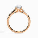 1CT Oval Solitaire CVD F/VS Diamond Engagement Ring 12