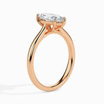 1 CT Marquise Solitaire CVD F/VS Diamond Engagement Ring 10