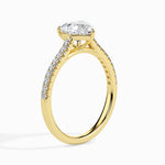 1 CT Heart Cut Pave CVD F/VS Diamond Engagement Ring 10