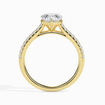 1 CT Heart Cut Pave CVD F/VS Diamond Engagement Ring 11