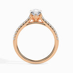 1.0 CT Marquise Cut Pave CVD F/VS Diamond Engagement Ring 11