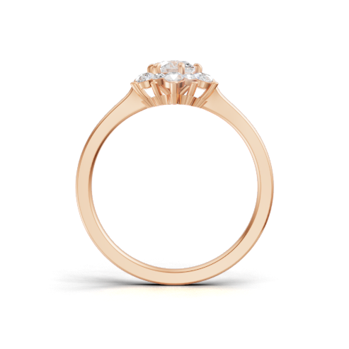 round-14k rose gold|round-18k rose gold