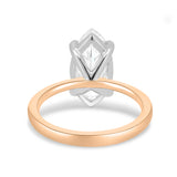 1.50 CT Marquise Solitaire CVD F/VS1 Diamond Engagement Ring 18