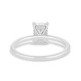 1.86 CT Emerald Hidden Halo CVD E/VS2 Diamond Engagement Ring 5