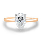 1.80 CT Pear Solitaire CVD E/VS1 Diamond Engagement Ring 1