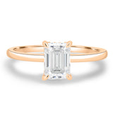 1.86 CT Emerald Hidden Halo CVD E/VS2 Diamond Engagement Ring 10