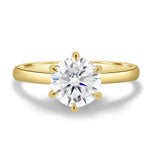 1.83 CT Round Solitaire CVD G/VS2 Diamond Engagement Ring 6
