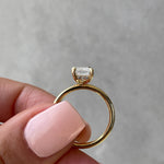 1.86 CT Emerald Hidden Halo CVD E/VS2 Diamond Engagement Ring 14