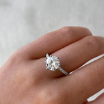 1.80 CT Round Solitaire CVD D/VS1 Diamond Engagement Ring 14