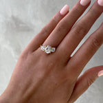 1.68 CT Oval Three Stone CVD F/VS2 Diamond Engagement Ring 2
